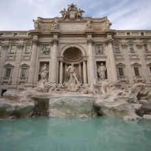Restauración con Kimia de la Fontana di Trevi en Roma